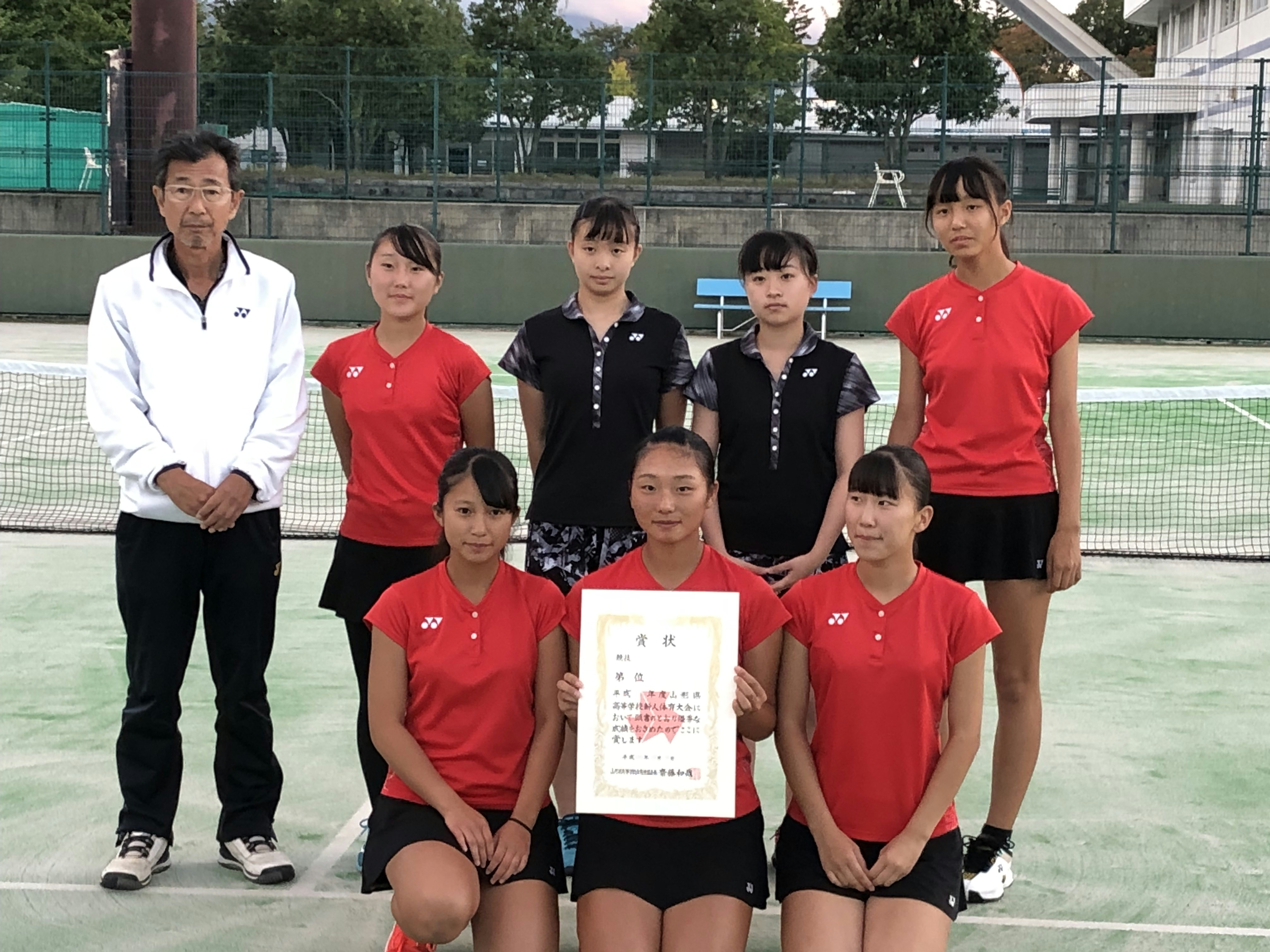 女子テニス部 東北選抜出場決定！ | 惺山高等学校｜学校法人山本学園