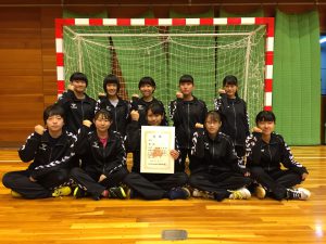 女子ハンドボール部　県高校新人大会結果